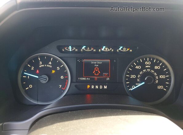1FTEW1EP6LFA78848 2020 FORD F150 Black ხელსაწყოთა პანელის ხედი