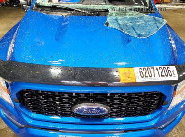 1FTEW1EP6MFA55877 2021 FORD F150 Blue Вид задньої частини салону