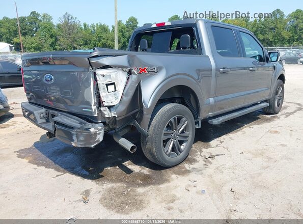 1FTEW1EP6MFD02430 2021 FORD F150 Gray უკანა მარჯვენა