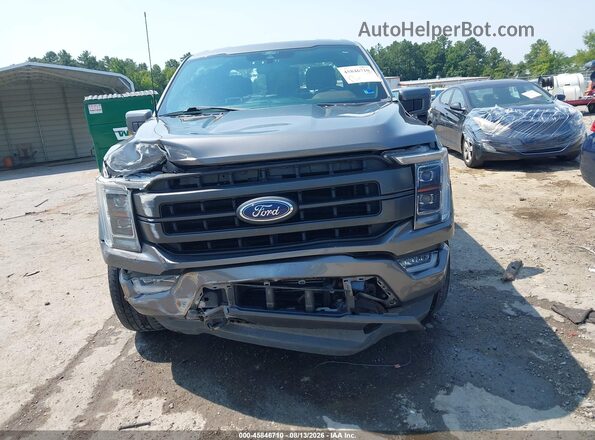 1FTEW1EP6MFD02430 2021 FORD F150 Gray ხელსაწყოთა პანელის ხედი