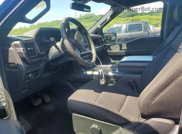 1FTEW1EP6NFA84829 2022 FORD F150 Blue Front interior view