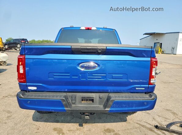 1FTEW1EP6NFA84829 2022 FORD F150 Blue Rear view