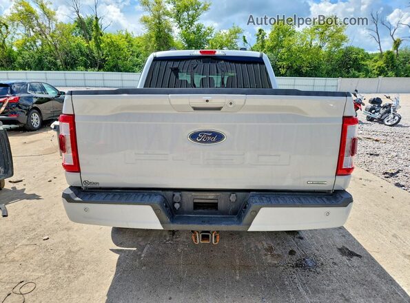 1FTEW1EP6NKD15820 2022 FORD F150 White Вид ззаду