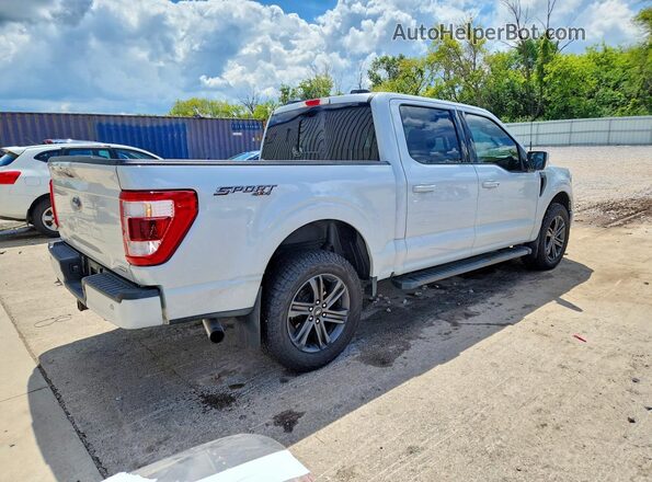 1FTEW1EP6NKD15820 2022 FORD F150 White Задня права чверть