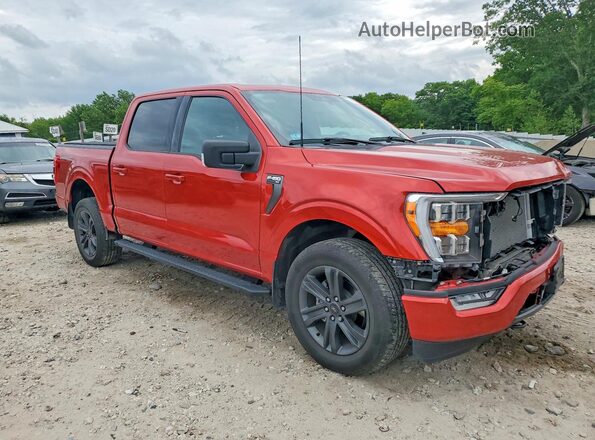 1FTEW1EP6PKE57636 2023 FORD F150 Оранжевый Передняя правая четверть