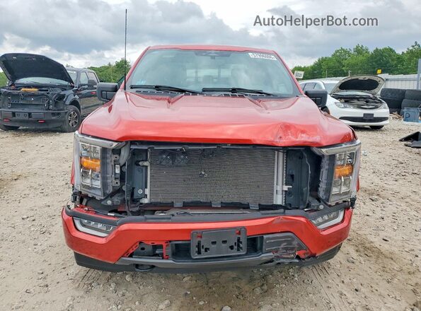1FTEW1EP6PKE57636 2023 FORD F150 Оранжевый Вид спереди