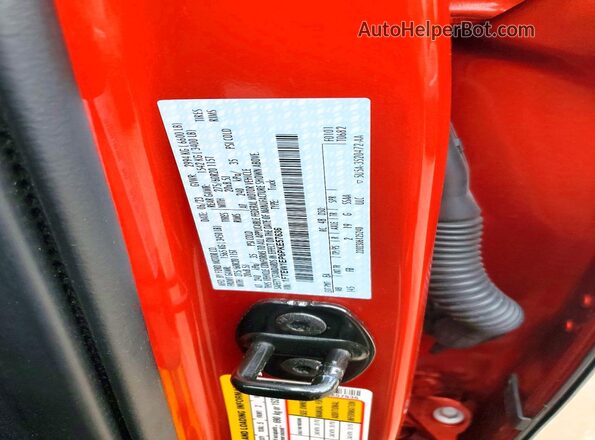 1FTEW1EP6PKE57636 2023 FORD F150 Оранжевый Вид подкапотного пространства