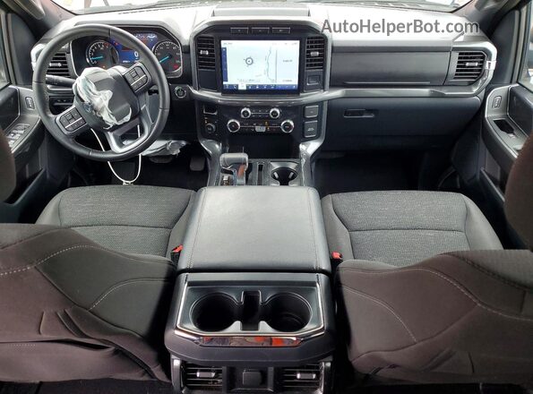 1FTEW1EP6PKE57636 2023 FORD F150 Оранжевый Вид панели приборов