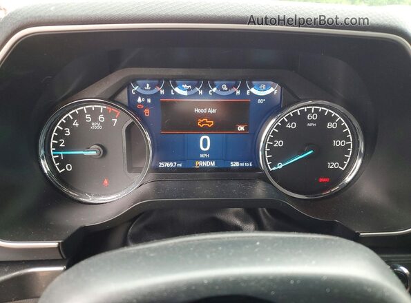 1FTEW1EP6PKE57636 2023 FORD F150 Оранжевый Вид щитка приборов