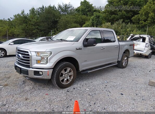 1FTEW1EP7GFC26348 2016 FORD F150 Silver Vista tres cuartos delantera izquierda