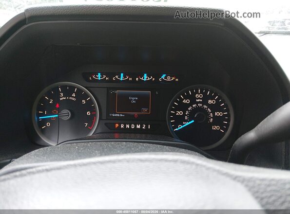 1FTEW1EP7GFC26348 2016 FORD F150 Silver Vista de los asientos traseros