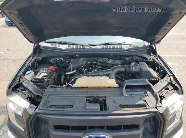 1FTEW1EP7GFD47039 2016 FORD F150 Black Սալոնի հետևի տեսք