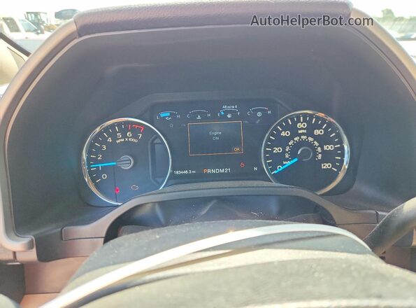 1FTEW1EP7GKE55491 2016 FORD F150 Коричневый Вид щитка приборов