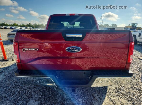 1FTEW1EP7HFA03972 2017 FORD F150 Maroon Vista trasera