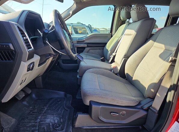 1FTEW1EP7HFA03972 2017 FORD F150 Maroon Vista interior delantera