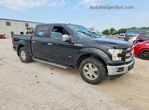 1FTEW1EP7HFA13739 2017 FORD F150 Black Przód prawy