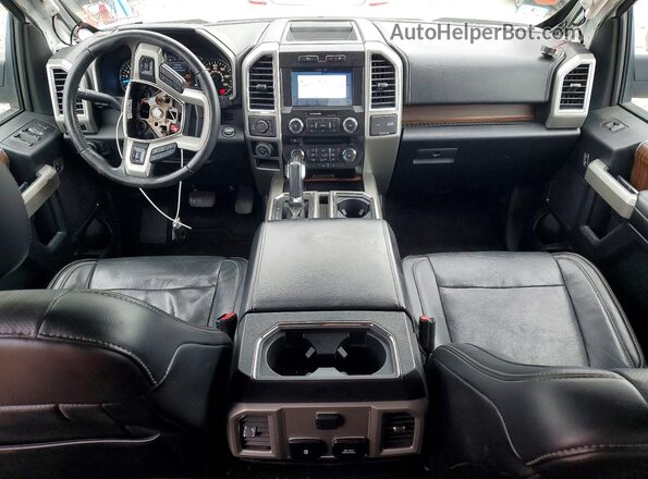 1FTEW1EP7HFA79417 2017 FORD F150 Белый Вид панели приборов