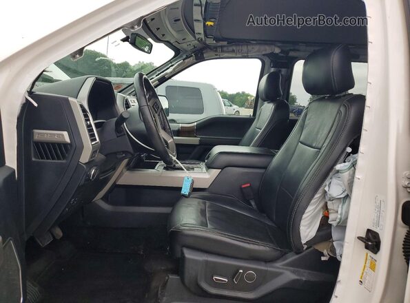 1FTEW1EP7HFA79417 2017 FORD F150 Белый Вид салона спереди