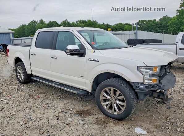 1FTEW1EP7HFA79417 2017 FORD F150 Белый Передняя правая четверть