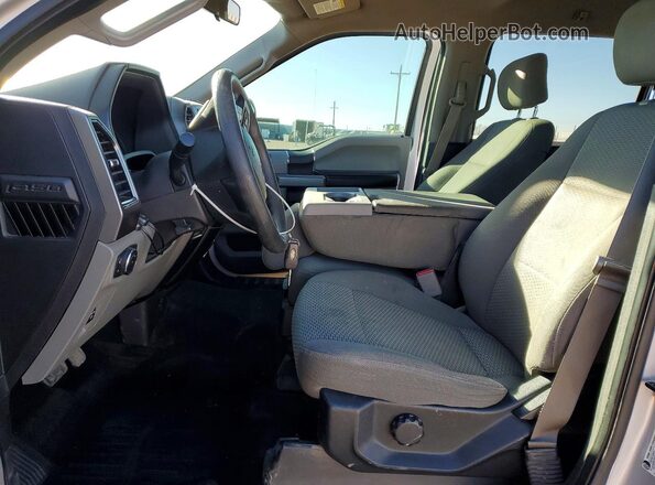 1FTEW1EP7HKC65353 2017 FORD F150 Silver წინა სალონის ხედი
