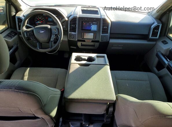 1FTEW1EP7HKC65353 2017 FORD F150 Silver წინა პანელის ხედი