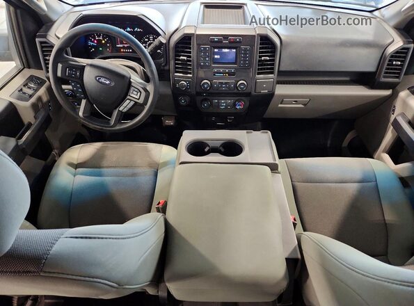 1FTEW1EP7JFC14952 2018 FORD F150 Black Առջևի վահանակի տեսք
