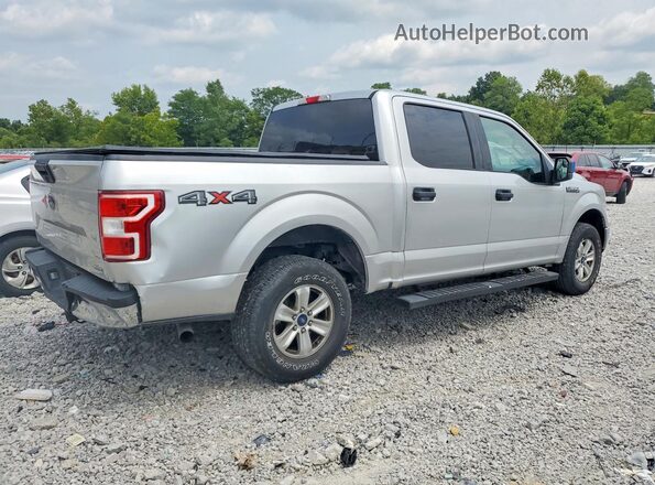 1FTEW1EP7JFC46932 2018 FORD F150 Silver უკანა მარჯვენა