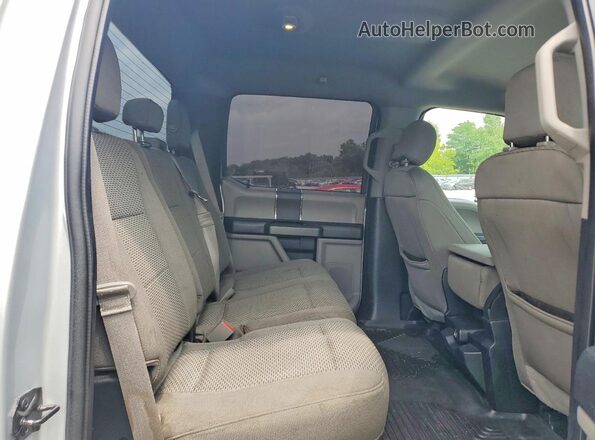 1FTEW1EP7JFC46932 2018 FORD F150 Silver უკანა სავარძლების ხედი