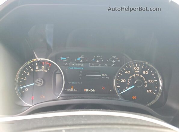 1FTEW1EP7JFC46932 2018 FORD F150 Silver ხელსაწყოთა პანელის ხედი