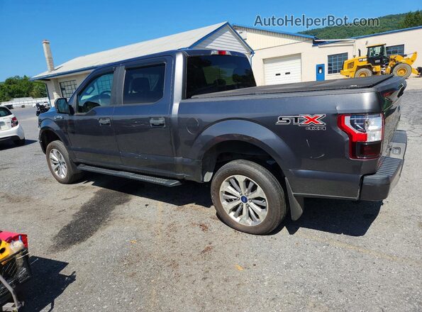 1FTEW1EP7JFC58871 2018 FORD F150 Gray Tył lewy