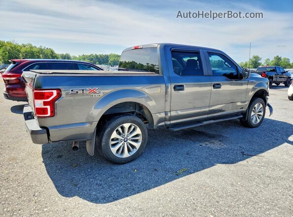 1FTEW1EP7JFC58871 2018 FORD F150 Gray Tył prawy