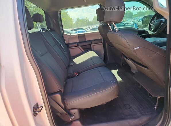 1FTEW1EP7JFC92566 2018 FORD F150 White Rear seats view