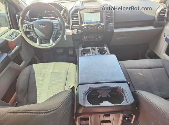 1FTEW1EP7JFC92566 2018 FORD F150 White Dashboard view