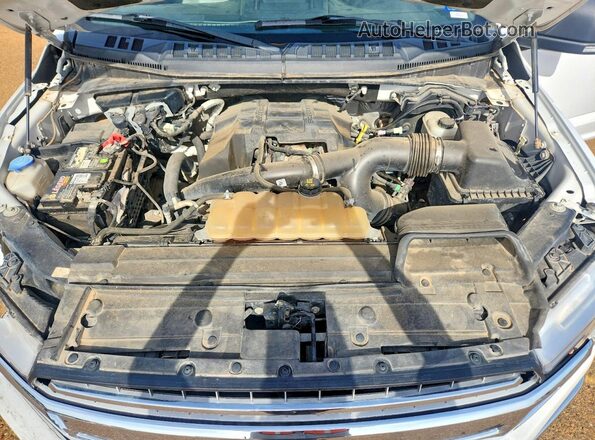 1FTEW1EP7JKF54965 2018 FORD F150 White უკანა სალონის ხედი