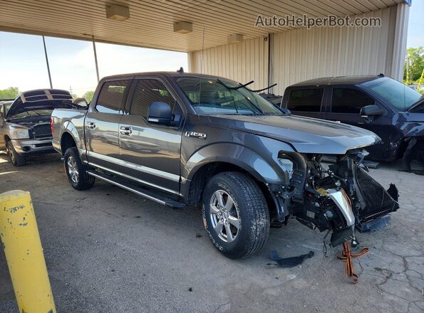 1FTEW1EP7KFA12727 2019 FORD F150 Gray Delantero derecho