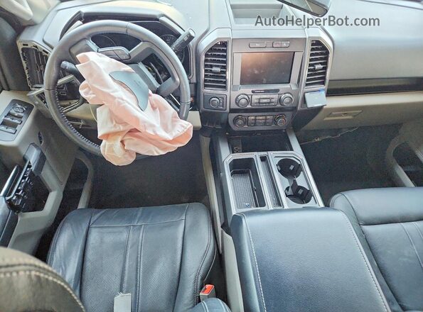 1FTEW1EP7KFA12727 2019 FORD F150 Gray Vista del salpicadero