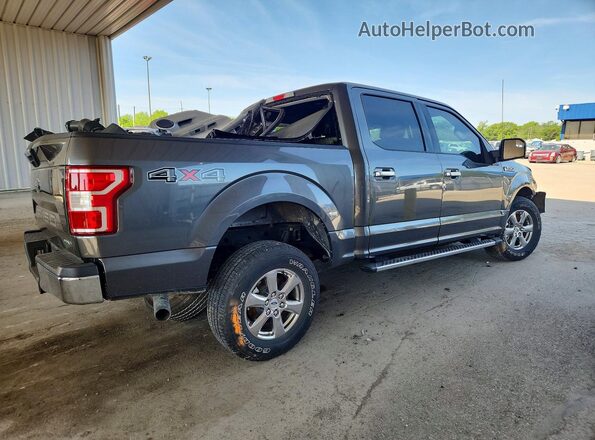 1FTEW1EP7KFA12727 2019 FORD F150 Gray Trasero derecho