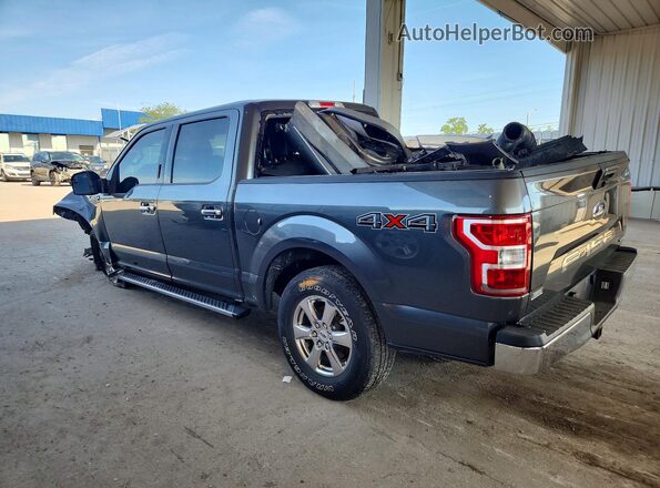 1FTEW1EP7KFA12727 2019 FORD F150 Gray Trasero izquierdo