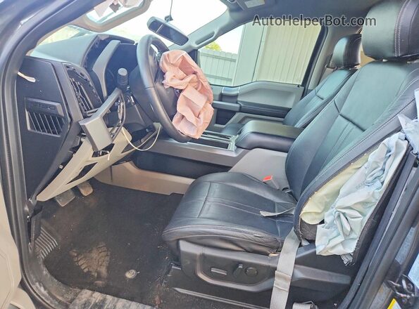 1FTEW1EP7KFA12727 2019 FORD F150 Gray Vista interior delantera