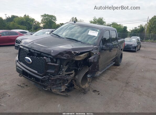 1FTEW1EP7KFA58476 2019 FORD F150 Purple Front left