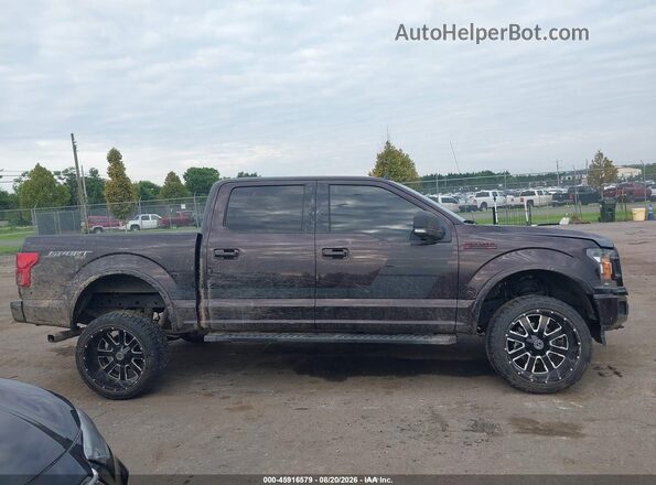 1FTEW1EP7KFA58476 2019 FORD F150 Purple Rear interior view