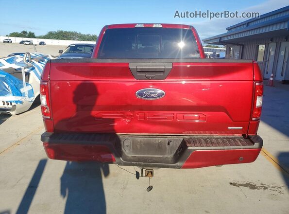 1FTEW1EP7KFA59837 2019 FORD F150 Burgundy Вид ззаду