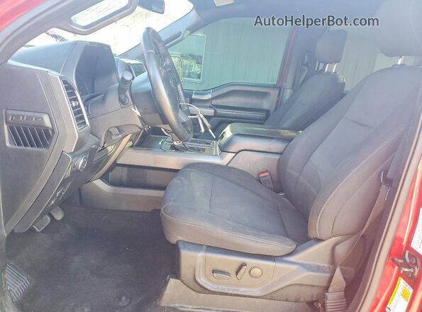 1FTEW1EP7KFA59837 2019 FORD F150 Burgundy Вид салону спереду