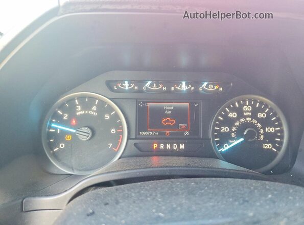 1FTEW1EP7KFA59837 2019 FORD F150 Burgundy Вид щитка приладів