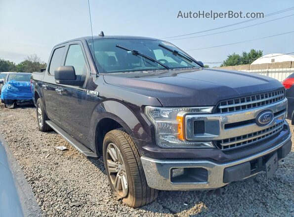 1FTEW1EP7KFD24546 2019 FORD F150 Purple Առջևի աջ