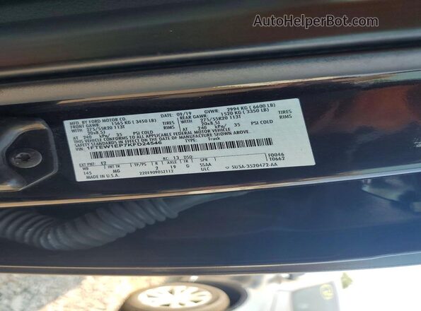 1FTEW1EP7KFD24546 2019 FORD F150 Purple Շարժիչի բաժամունքի տեսք