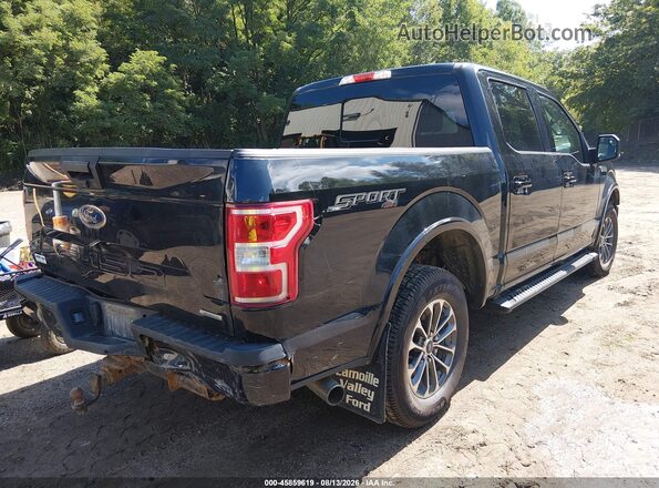 1FTEW1EP7KFD47843 2019 FORD F150 Black Tył prawy