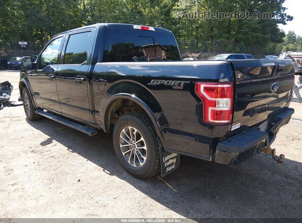 1FTEW1EP7KFD47843 2019 FORD F150 Black Tył lewy