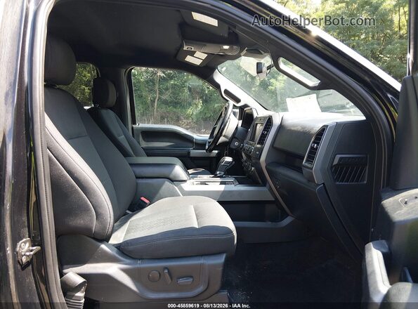 1FTEW1EP7KFD47843 2019 FORD F150 Black Widok wnętrza z przodu