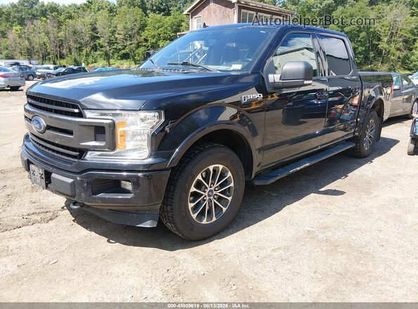 1FTEW1EP7KFD47843 2019 FORD F150 Black Przód lewy